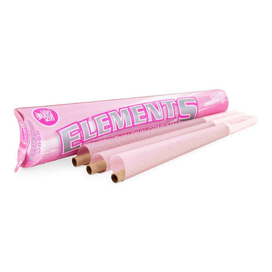 Elements Kingsize Cones Pink - 3 Pack