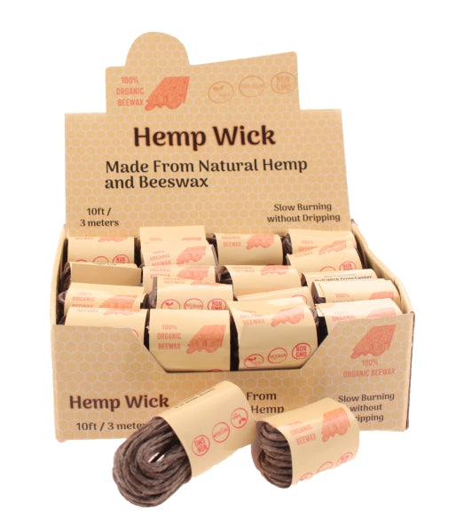 Hemp Wick - 3 Meter Roll