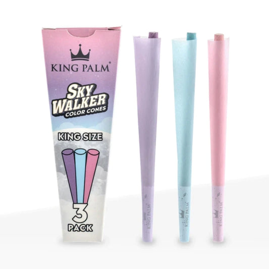 King Palm Skywalker Colour Cones Kingsize - 3 Pack