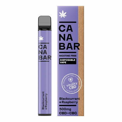 Vitality Ca Na Bar 500mg CBD Vape Bars - Various Flavours