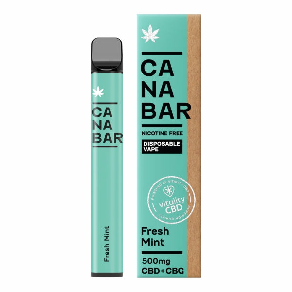 Vitality Ca Na Bar 500mg CBD Vape Bars - Various Flavours