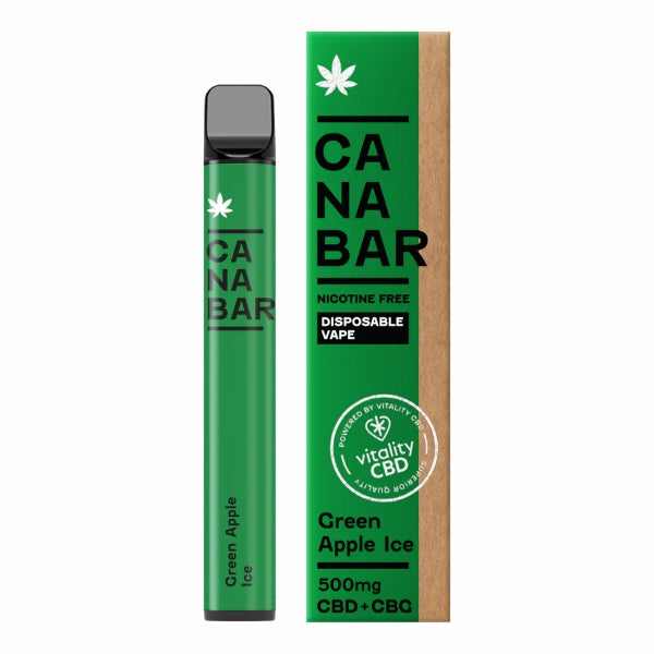 Vitality Ca Na Bar 500mg CBD Vape Bars - Various Flavours