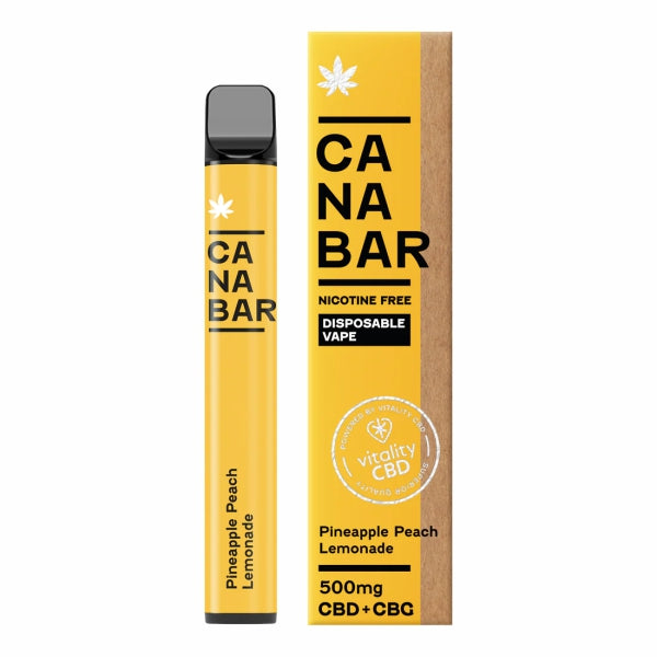 Vitality Ca Na Bar 500mg CBD Vape Bars - Various Flavours