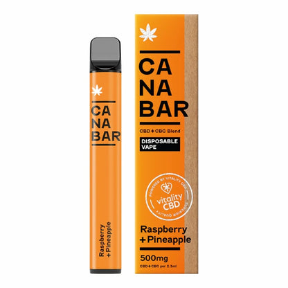 Vitality Ca Na Bar 500mg CBD Vape Bars - Various Flavours