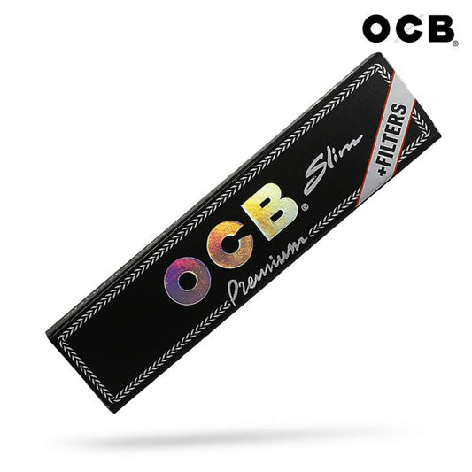 OCB Premium Kingsize Slim Rolling Papers with tips