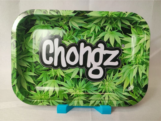 Chongz ' Weed Leaf' Metal Rolling Tray