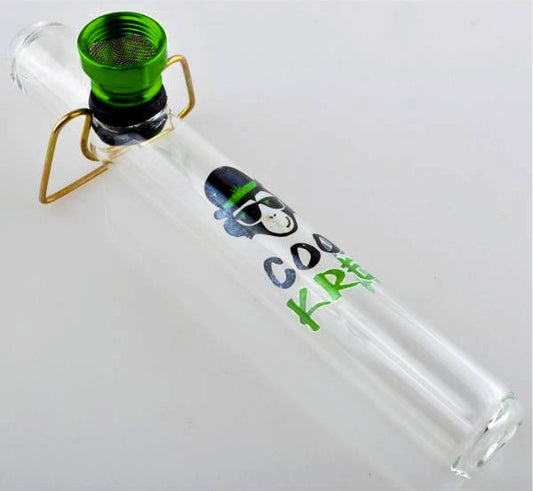 Cool Krew Glass Pipe With Stand