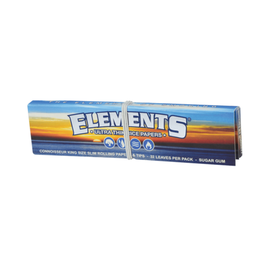 Elements Rice Paper Kingsize Slim Connoisseur