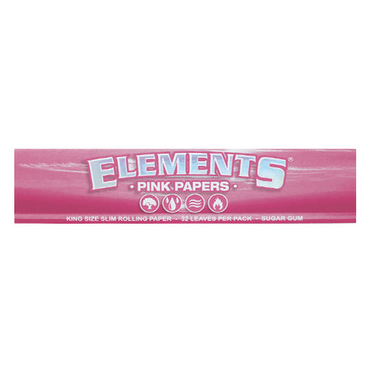 Elements Pink Paper Kingsize Slim