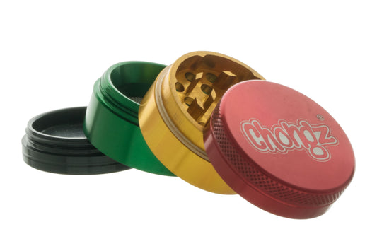 Chongz 40mm “Bread Of Heaven” Rasta 4pt Grinder