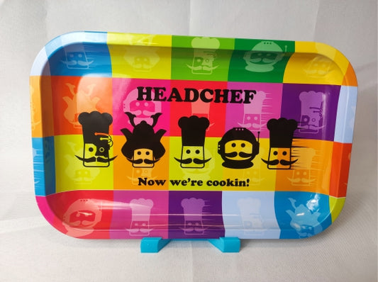 Headchef 'Now We're Cookin' Metal Rolling Tray