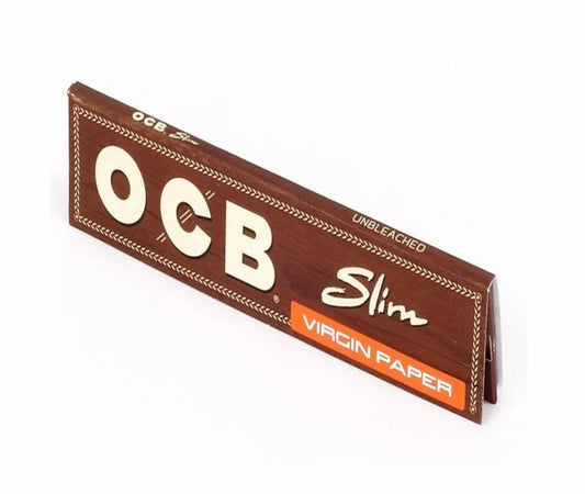 OCB Slim Unbleached Virgin Paper Kingsize