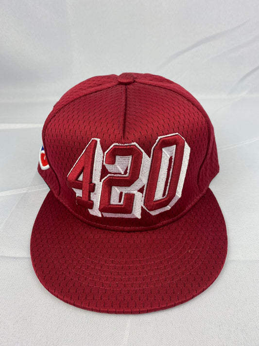 Red 420 Snap Back