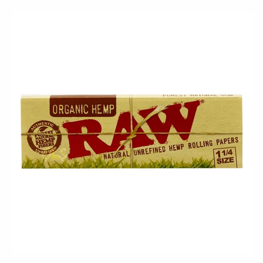 RAW Organic Hemp 1 1/4 Size Papers