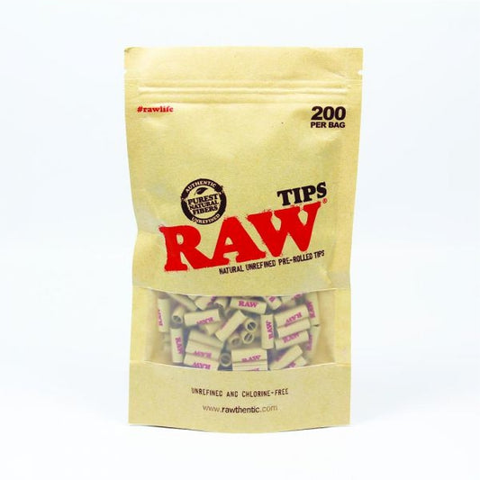 RAW Pre Rolled Tips - 200 Pack