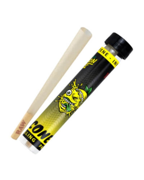 RAW X Lemon Tree Infused Pre Roll Cone - King Size