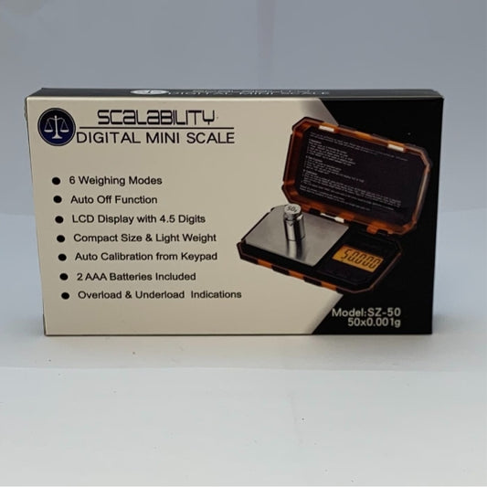 Scalability Digital Mini Pocket Scales 50g x 0.001g