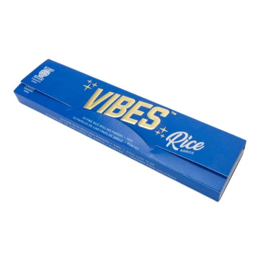 Vibes Kingsize Slim Rice Papers With Tips