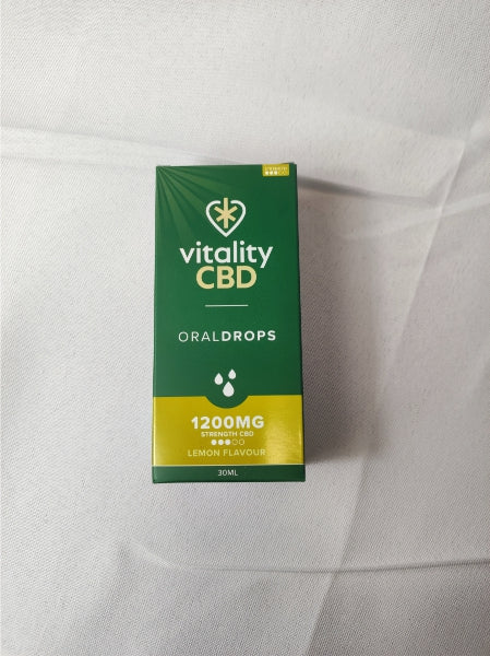 Vitality CBD Oil Drops & Spray - Lemon Flavour