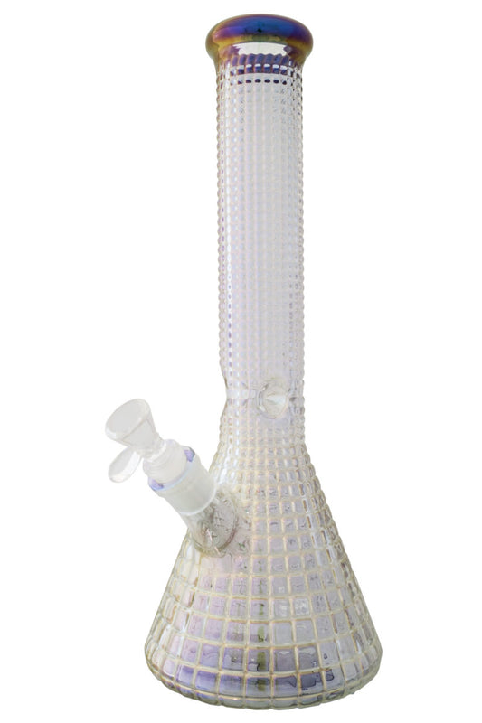 Chongz 37cm “Up in Smoke” Clear cut water pipe