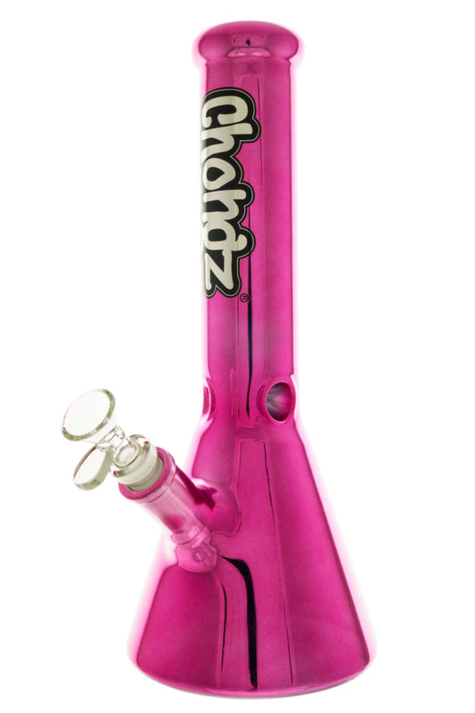 Chongz 32cm “Ted Bondi” Chromed Pink Waterpipe