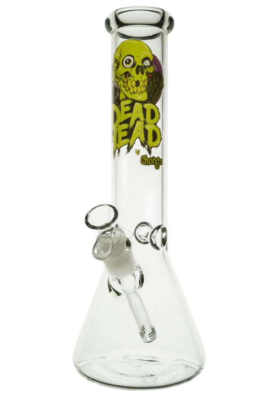 Dead Head Glass 32cm “Vodoo Ray” Crystal Clear