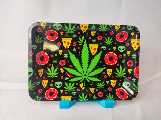 'Food & Weed' Style Metal Rolling Tray